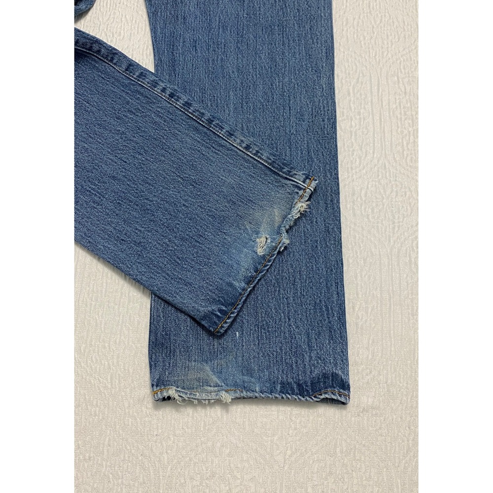 Levis 501 Original Fit Mens Jeans Size 38x30 Blue Denim Button fly Vintage Style - Picture 5 of 12
